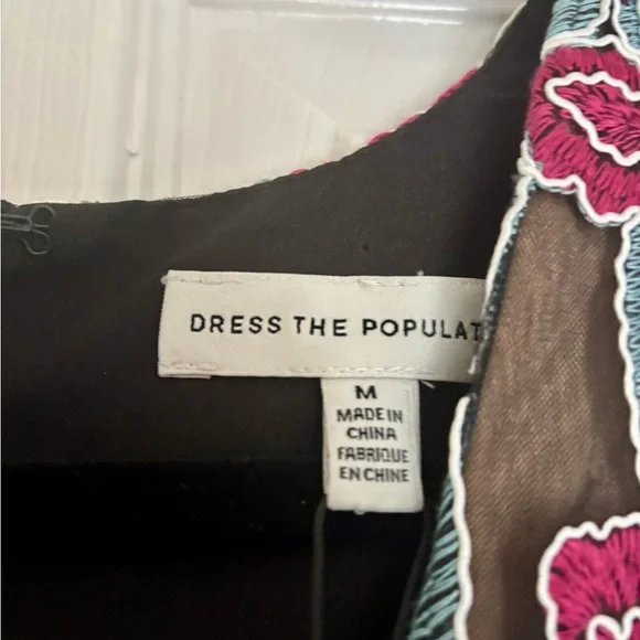 Dress the Population Floral Dress -nwt - Picture 7 of 8